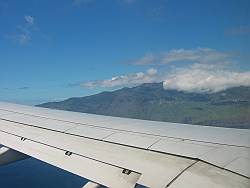 Landeanflug auf La Palma