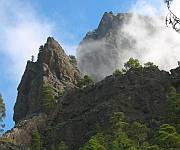 Felsen der Caldera Ostwand