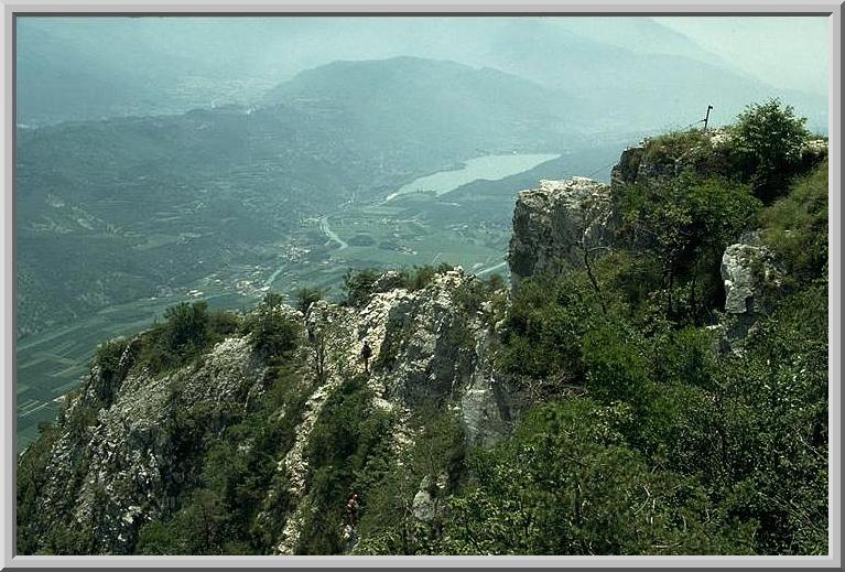 Monte Garsole, Klettersteigausstieg