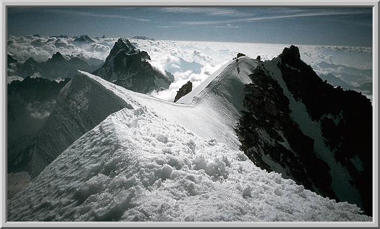 Auf dem Mont Blanc du Tacul