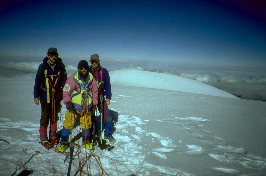 Auf dem Hauptgipfel des Chimborazo 1998