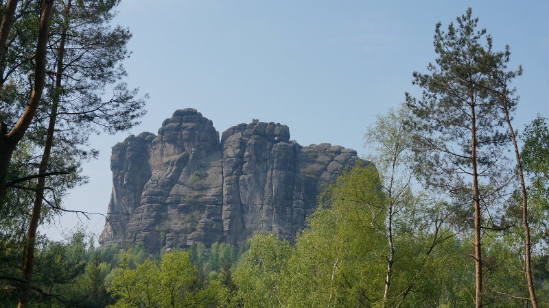 Diaschau Video Wandern und Klettern im Elbsandsteingebirge Mai 2014